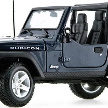 Maisto MAIS-31663-4 1:18 Wrangler Rubicon Jeep Model Araba S-E Lacivert