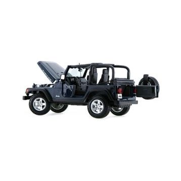 Maisto MAIS-31663-4 1:18 Wrangler Rubicon Jeep Model Araba S-E Lacivert