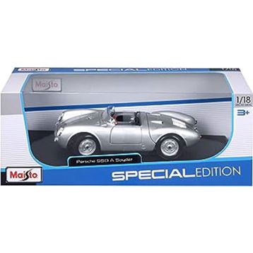 Maisto MAIS/31843 Maisto Porsche 550 Spyder 1:18 S/E Gri Model Araba
