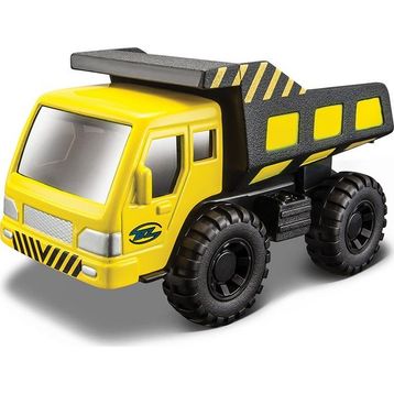Maisto MAY-25203-13 İnşaat Araçları Dump Truck İş Makinası Metal Gövdeli Sarı