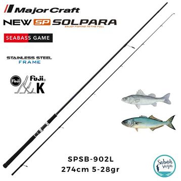 Major Craft Solpara SPSB-902L Seabass Game 274 cm 5-28 gr Spin Kamış