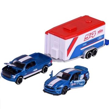 Majorette 212053111 Ford Car Trailer