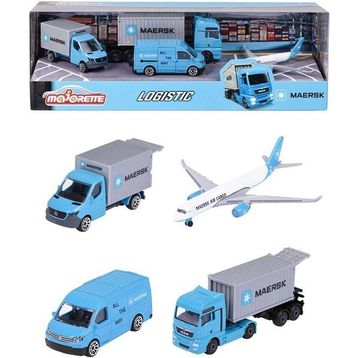 Majorette 212057290 Maersk 4'lü Araba Seti