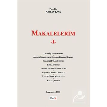 MAKALELERIM I - ARSLAN KAYA