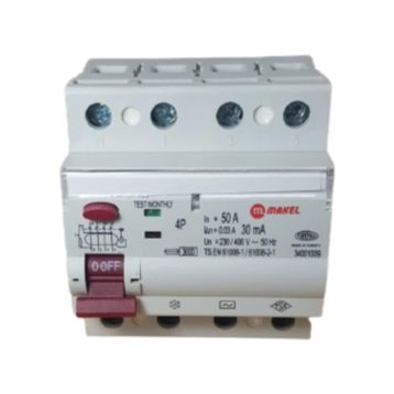 Makel 4X50A 30 Ma Kaçak Akım Şalteri
