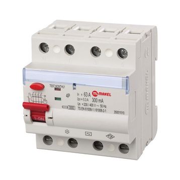 Makel 4X50A 300 Ma Kaçak Akım Şalteri
