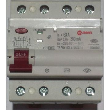 Makel 4X63A 300 Ma Kaçak Akım Şalteri
