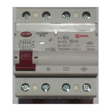 Makel 4X63A 300 Ma Kaçak Akım Şalteri