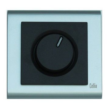 Makel Cellia Dimmer Siyah Mat Krom Çerçeve Kapak