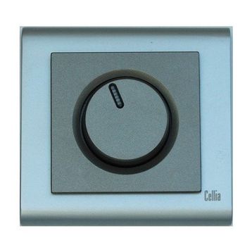 Makel Cellia Dimmer Yeşil Mat Krom Çerçeve Kapak