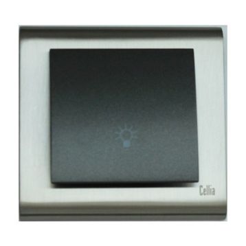 Makel Cellia Light Füme Saten Çerçeve Kapak