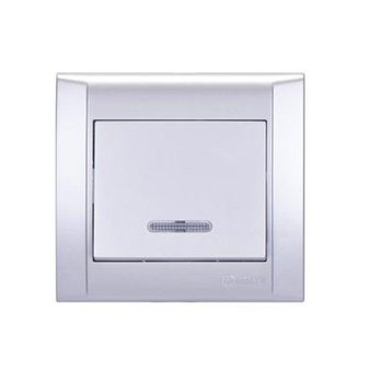 Makel Defne 1010243065021 Gümüş Işıklı Anahtar