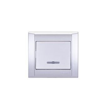 Makel Defne 1010243065021 Gümüş Işıklı Anahtar