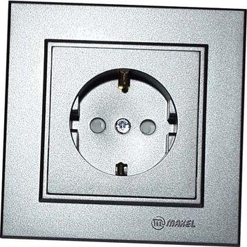 Makel Füme Çocuk Korumalı Topraklı Priz