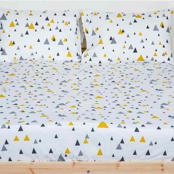 Maki 180x200 cm Lastikli Fildişi Battal Boy Çarşaf