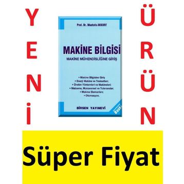 Makina Bilgisi - Cahit Kurbanoğlu