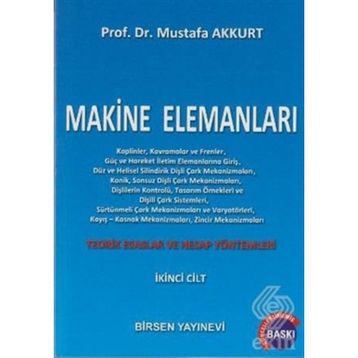 Makine Elemanları (cilt 2) - Hikmet Rende