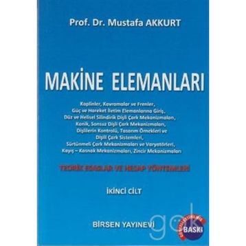 Makine Elemanları (cilt 2) - Hikmet Rende