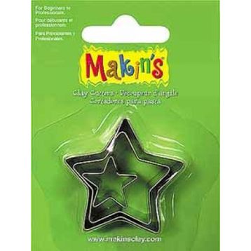 Makin's Clay 3 Parça Yıldız Kesme Kalıbı