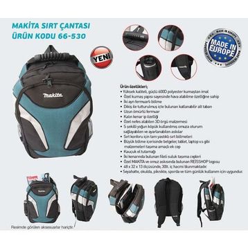 Makita 66-530 Sırt Çantası