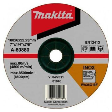 Makita A-80880 180x6 mm Bombeli Flex Kesme Taşı