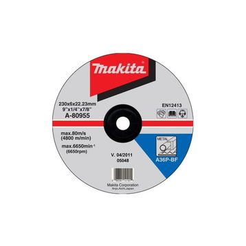 Makita A-80955 10 Adet 230x6x22 mm A36P Bombeli Flex Taşı