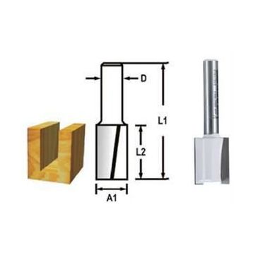 Makita D-47581 Freze Dalma Düz Kanal Bıçağı