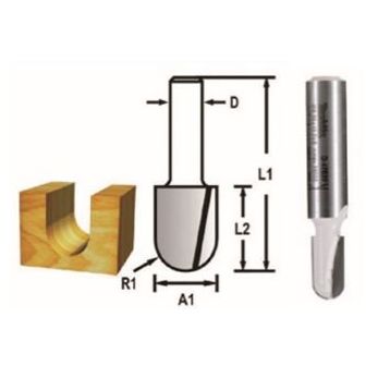 Makita D-48044 Freze Dalma Yarımay Kanal Bıçağı