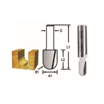 Makita D-48044 Freze Dalma Yarımay Kanal Bıçağı
