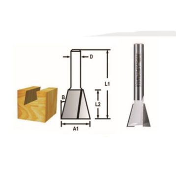Makita D-48103 Freze Kırlangıç Bıçağı