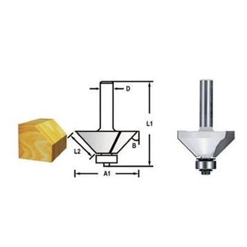 Makita D-48692 Freze Konik Kenar Alma Bıçağı