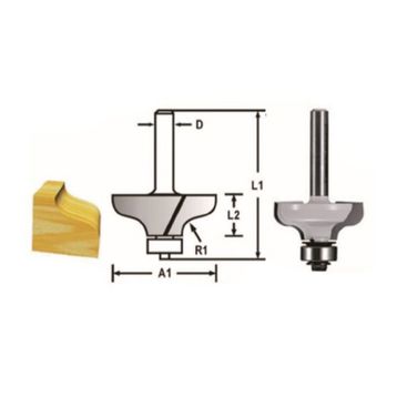 Makita D-48773 Freze Kenar Yuvarlama Bıçağı