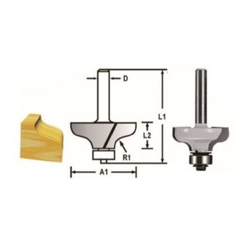 Makita D-48789 Freze Kenar Yuvarlama Bıçağı
