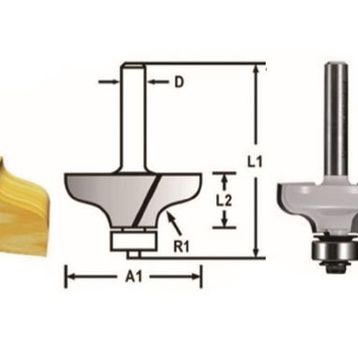 Makita D-48789 Freze Kenar Yuvarlama Bıçağı