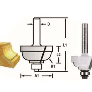 Makita D-48795 Freze Profil Bıçağı