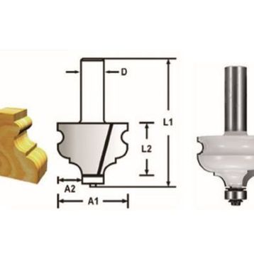 Makita D-48854 Freze Profil Bıçağı