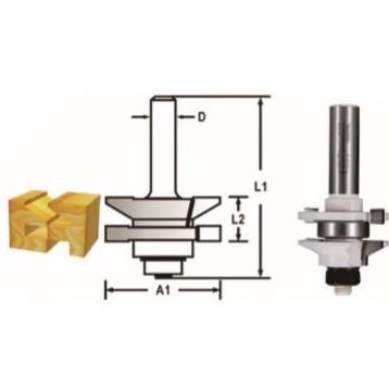 Makita D-48898 Freze Rustik Çerçeve Kapak Bıçağı