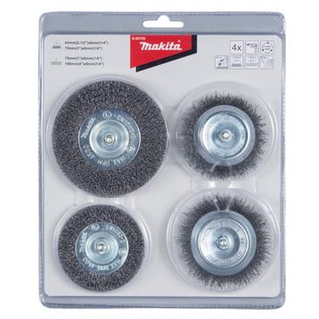 Makita D-65729 4 Parça Matkap Tel Fırça Seti