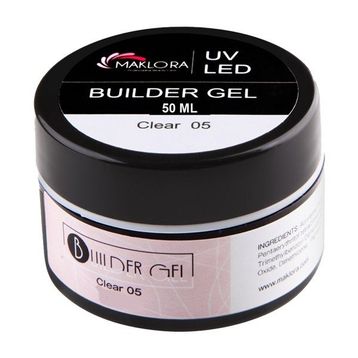 Maklora Builder Clear Protez Şeffaf 50 ml Tırnak Jeli
