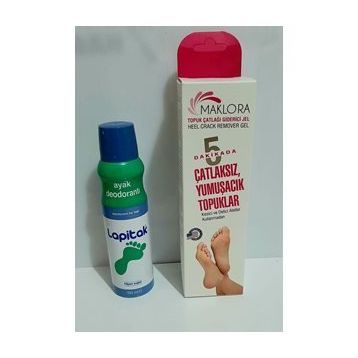 Maklora Topuk Çatlağı Giderici Set