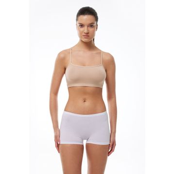 Malabadi 109 Beyaz Modal Kadın Boxer