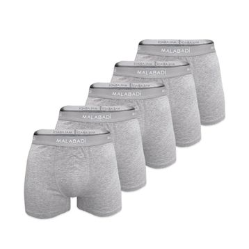 Malabadi 5M075 Gri 5'li Erkek Boxer