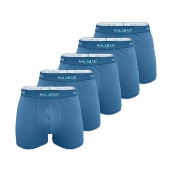 Malabadi 5M075 Mavi 5'li Erkek Boxer