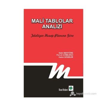 MALI TABLOLAR ANALIZI - MUSTAFA SAVCI