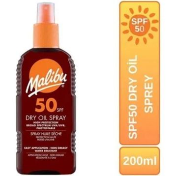 Malibu 200 ml SPF50 Güneş Koruyucu Dry Oil Sprey