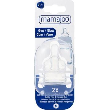 Mamajoo No:2 6 Ay+2'li Cam Biberon Emzik