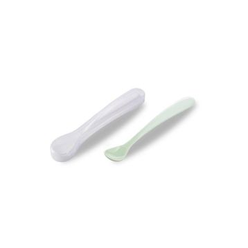 Mamajoo Powder Green Beslenme Kaşığı Ve Saklama Kutusu