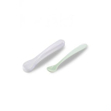 Mamajoo Powder Green Beslenme Kaşığı Ve Saklama Kutusu