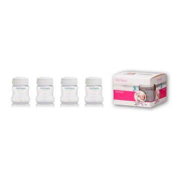 Mamajoo Silver 4x150 ml Anne Sütü Saklama Kapları