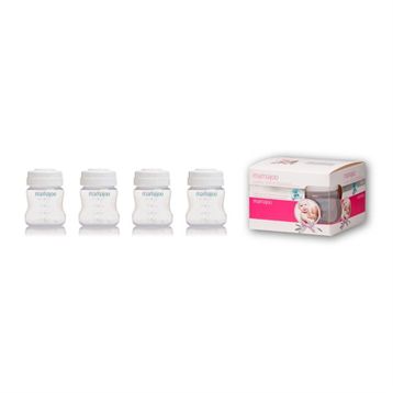 Mamajoo Silver 4x150 ml Anne Sütü Saklama Kapları